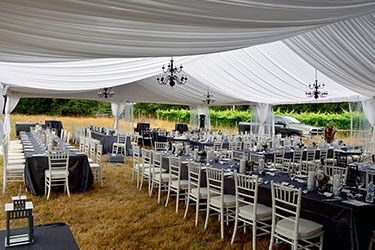 Canopy Rentals Vancouver | Liners & Legs Drapes - Elite Tents